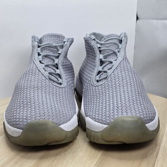 Nike Air Jordan Future Mens Size 12 Wolf Gray White Basketball Shoes Sneakers - Picture 2 of 9